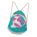 Maxbell Unicorn Drawstring Bag Funny Dress Shoes Laundry Storage Bags Backpack 1 - Aladdin Shoppers