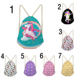 Maxbell Unicorn Drawstring Bag Funny Dress Shoes Laundry Storage Bags Backpack 1 - Aladdin Shoppers