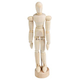 Maxbell Unisex 5.5" Wooden Doll Clothing Mannequin Wooden Jointed Action Figure Doll - Aladdin Shoppers