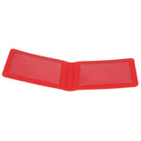 Maxbell Unisex Slim Waterproof Leather Wallet Credit Card Holder Case Sleeve Red - Aladdin Shoppers