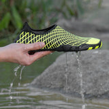 Maxbell Unisex Women Men Slip on Quick-dry Water Shoes Beach Swim Shoes EU 45 Yellow - Aladdin Shoppers