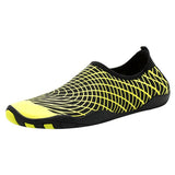 Maxbell Unisex Women Men Slip on Quick-dry Water Shoes Beach Swim Shoes EU 45 Yellow - Aladdin Shoppers
