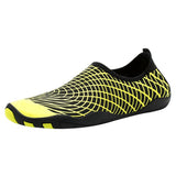 Maxbell Unisex Women Men Slip on Quick-dry Water Shoes Beach Swim Shoes EU 45 Yellow - Aladdin Shoppers