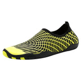 Maxbell Unisex Women Men Slip on Quick-dry Water Shoes Beach Swim Shoes EU 46 Yellow - Aladdin Shoppers