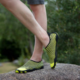 Maxbell Unisex Women Men Slip on Quick-dry Water Shoes Beach Swim Shoes EU 46 Yellow - Aladdin Shoppers