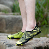 Maxbell Unisex Women Men Slip on Quick-dry Water Shoes Beach Swim Shoes EU 46 Yellow - Aladdin Shoppers