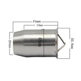 Maxbell Universal 51mm Exhaust Muffler Baffle Silencer DB Killer Noise Eliminator - Aladdin Shoppers