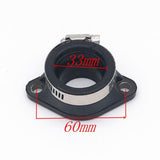 Maxbell Universal Carb Intake Adapter Boot Flange For PWK 28 30mm Carburetor UTV ATV - Aladdin Shoppers