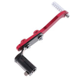 Maxbell Universal CNC Alloy Folding Gear Shift Shifter Lever for Motorcycle Red - Aladdin Shoppers