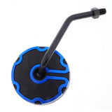 Maxbell Universal Motorbike Dirt bike ATV Moped Scooter 10mm Rear View Mirror Blue - Aladdin Shoppers