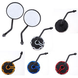 Maxbell Universal Motorbike Dirt bike ATV Moped Scooter 10mm Rear View Mirror Red - Aladdin Shoppers