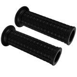 Maxbell Universal Motorcycle 22/24MM HandleBar Hand Grip Retro Handlebar Black - Aladdin Shoppers