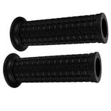 Maxbell Universal Motorcycle 22/24MM HandleBar Hand Grip Retro Handlebar Black - Aladdin Shoppers