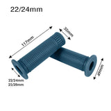 Maxbell Universal Motorcycle 22/24MM HandleBar Hand Grip Retro Handlebar Blue - Aladdin Shoppers