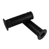 Maxbell Universal Motorcycle 25/28MM HandleBar Hand Grip Retro Handlebar Black - Aladdin Shoppers
