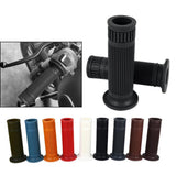 Maxbell Universal Motorcycle 25/28MM HandleBar Hand Grip Retro Handlebar Black - Aladdin Shoppers