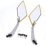 Maxbell Universal Motorcycle ATV Rear View Mirror Scooter for Yamaha LY149QMG Golden - Aladdin Shoppers