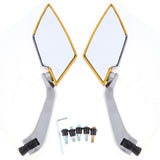Maxbell Universal Motorcycle ATV Rear View Mirror Scooter for Yamaha LY149QMG Golden - Aladdin Shoppers