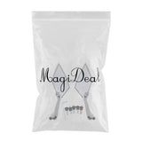 Maxbell Universal Motorcycle ATV Rear View Mirror Scooter for Yamaha LY149QMG Silver - Aladdin Shoppers