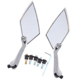 Maxbell Universal Motorcycle ATV Rear View Mirror Scooter for Yamaha LY149QMG Silver - Aladdin Shoppers