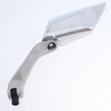 Maxbell Universal Motorcycle ATV Rear View Mirror Scooter for Yamaha LY149QMG Silver - Aladdin Shoppers