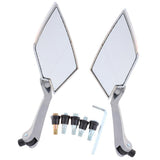 Maxbell Universal Motorcycle ATV Rear View Mirror Scooter for Yamaha LY149QMG Silver - Aladdin Shoppers