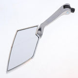 Maxbell Universal Motorcycle ATV Rear View Mirror Scooter for Yamaha LY149QMG Silver - Aladdin Shoppers