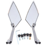 Maxbell Universal Motorcycle ATV Rear View Mirror Scooter for Yamaha LY149QMG Silver - Aladdin Shoppers