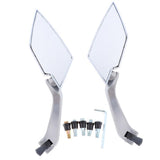 Maxbell Universal Motorcycle ATV Rear View Mirror Scooter for Yamaha LY149QMG White - Aladdin Shoppers