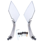 Maxbell Universal Motorcycle ATV Rear View Mirror Scooter for Yamaha LY149QMG White - Aladdin Shoppers