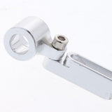 Maxbell Universal Motorcycle Brake Master Fluid Reservoir Oil Cup Bracket Silver - Aladdin Shoppers