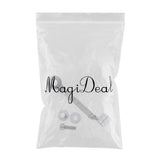 Maxbell Universal Motorcycle Brake Master Fluid Reservoir Oil Cup Bracket Silver