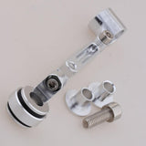 Maxbell Universal Motorcycle Brake Master Fluid Reservoir Oil Cup Bracket Silver - Aladdin Shoppers