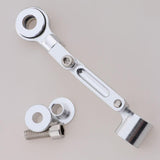 Maxbell Universal Motorcycle Brake Master Fluid Reservoir Oil Cup Bracket Silver - Aladdin Shoppers