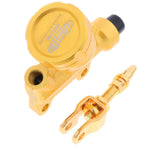 Maxbell Universal Motorcycle CNC Alloy Hydraulic Rear Brake Pump Golden - Aladdin Shoppers