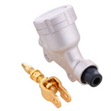 Maxbell Universal Motorcycle CNC Alloy Hydraulic Rear Brake Pump Silver - Aladdin Shoppers