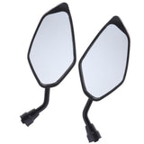 Maxbell Universal Motorcycle Dirt bike ATV Scooter 10mm Rear View Side Mirror Black - Aladdin Shoppers