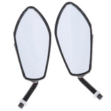 Maxbell Universal Motorcycle Dirt bike ATV Scooter 10mm Rear View Side Mirror Blue - Aladdin Shoppers