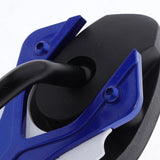 Maxbell Universal Motorcycle Dirt bike ATV Scooter 10mm Rear View Side Mirror Blue - Aladdin Shoppers