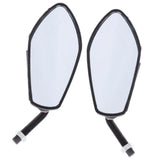 Maxbell Universal Motorcycle Dirt bike ATV Scooter 10mm Rear View Side Mirror Blue - Aladdin Shoppers