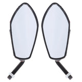Maxbell Universal Motorcycle Dirt bike ATV Scooter 10mm Rear View Side Mirror Blue - Aladdin Shoppers