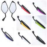 Maxbell Universal Motorcycle Dirt bike ATV Scooter 10mm Rear View Side Mirror Red - Aladdin Shoppers