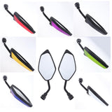 Maxbell Universal Motorcycle Dirt bike ATV Scooter 10mm Rear View Side Mirror Red - Aladdin Shoppers