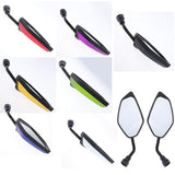 Maxbell Universal Motorcycle Dirt bike ATV Scooter 10mm Rear View Side Mirror Red - Aladdin Shoppers