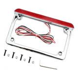 Maxbell Universal Motorcycle Number License Plate Bracket w/ LED Tail Singnal Light - Aladdin Shoppers