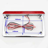 Maxbell Universal Motorcycle Number License Plate Bracket w/ LED Tail Singnal Light - Aladdin Shoppers