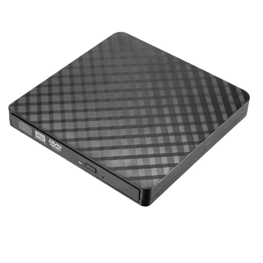 Maxbell USB 3.0 External DVD Burner Portable USB3.0 Type-C CD/DVD Reader Drive Black - Aladdin Shoppers