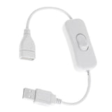 Maxbell USB A 2.0 Male to A Female Extension Extender Cable With Switch ON OFF - Aladdin Shoppers