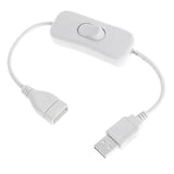 Maxbell USB A 2.0 Male to A Female Extension Extender Cable With Switch ON OFF - Aladdin Shoppers