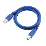 Maxbell USB A Male to B Male Cable Adapter Printer Scanner Cord Wire 100cm - Aladdin Shoppers